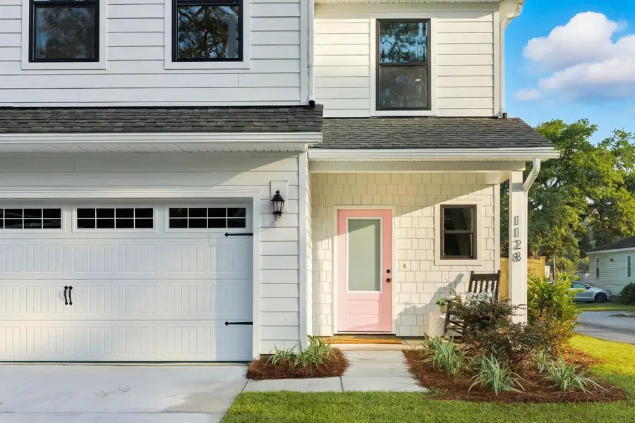 Exterior details and patio area of a home in , Charleston (Image 2). Exterior details and patio area of a home in , Charleston (Image 2).