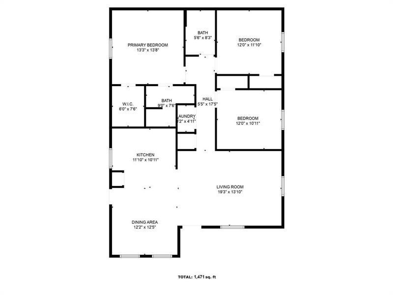 2D floor plan layout of this home in , Granbury, TX (Image 3). 2D floor plan layout of this home in , Granbury, TX (Image 3).