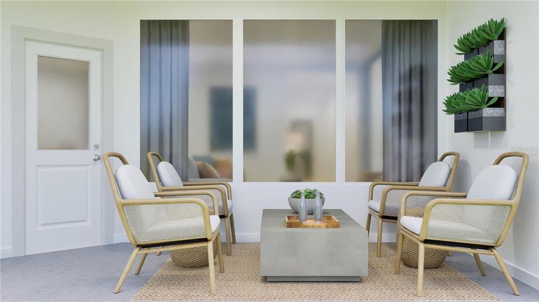 Furnished interior view inside a new home in , Kissimmee (Image 5).