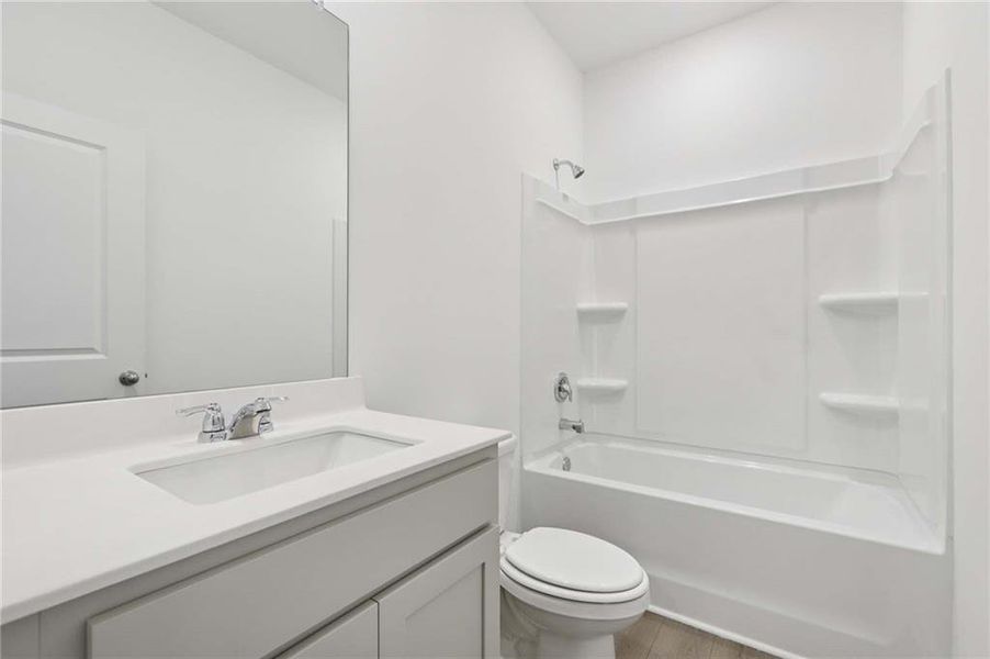 Furnished interior view inside a new home in The Pointe at Heron Bay, Locust Grove (Image 9).