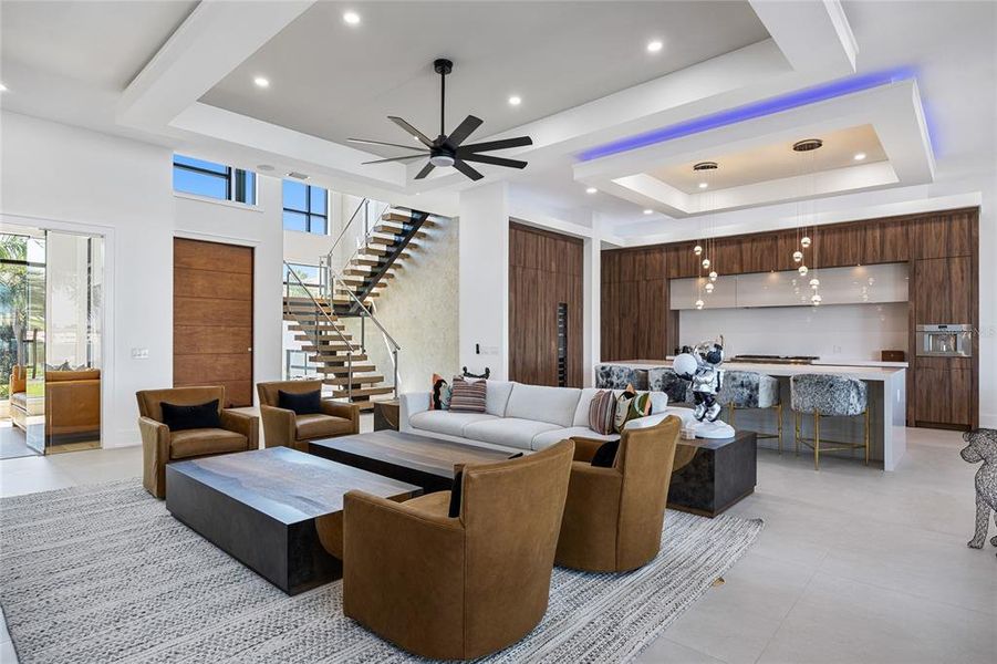 Furnished interior view inside a new home in , St. Petersburg (Image 10).