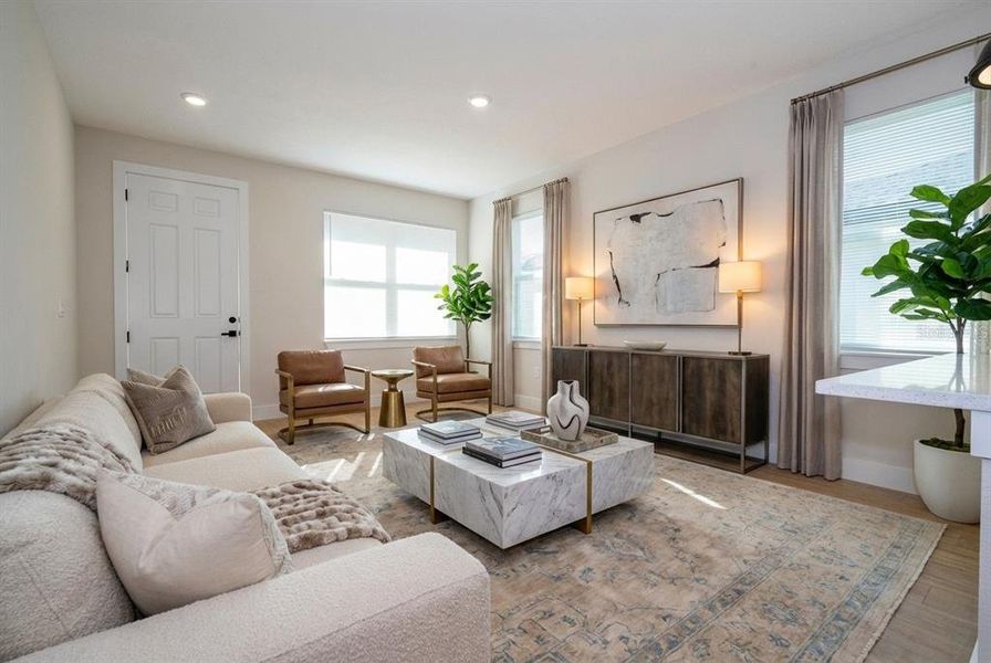 Furnished interior view inside a new home in , Orlando (Image 5).