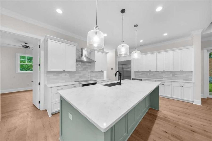 Furnished interior view inside a new home in , Cornelia (Image 46).