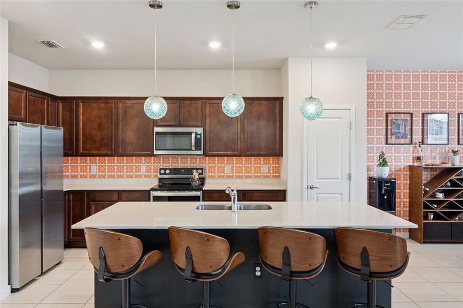 Furnished interior view inside a new home in , Clermont (Image 16).
