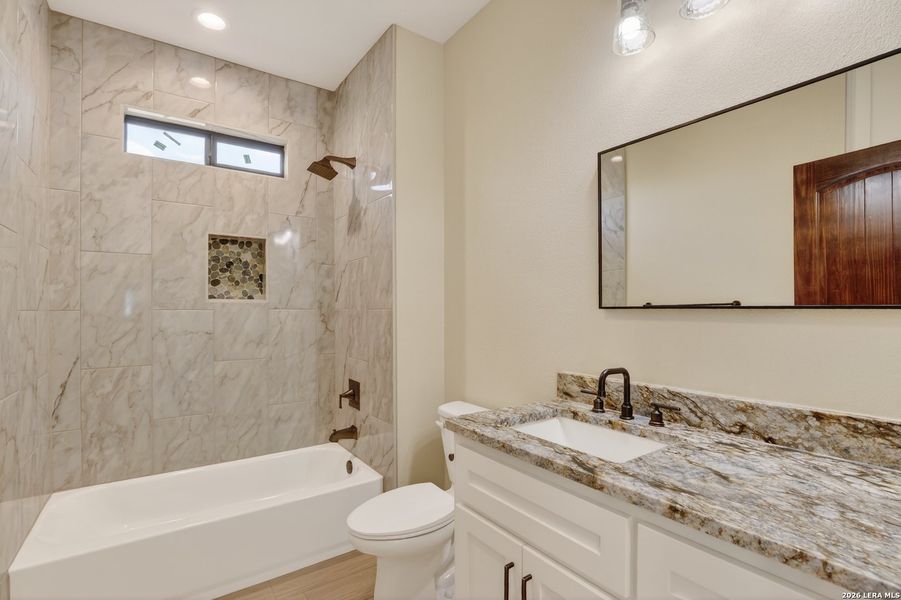 Furnished interior view inside a new home in , Poth (Image 9).