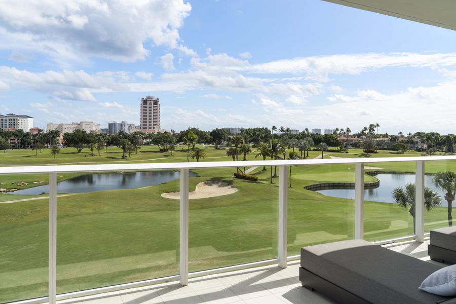 Golf View Shot with iconic Tower Golf View Shot with iconic Tower