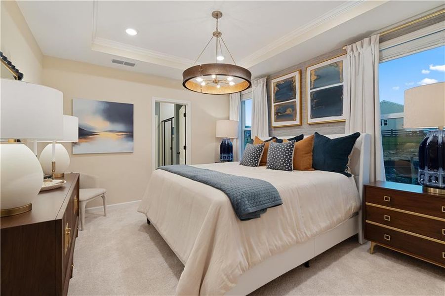 Furnished interior view inside a new home in Abbotts Crossing, Conyers (Image 4).