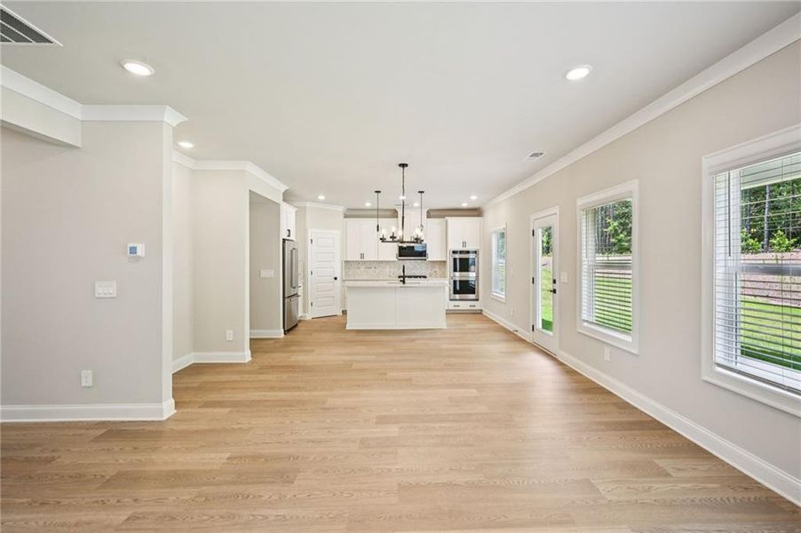 Spacious, unfurnished interior of a new home in Vines at Mill Creek - Legacy Series, Braselton (Image 31).