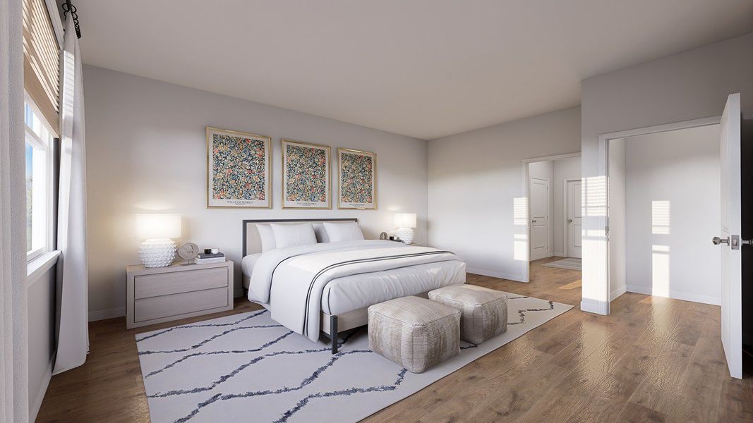 Furnished interior view inside a new home in Altama, Brunswick (Image 3).