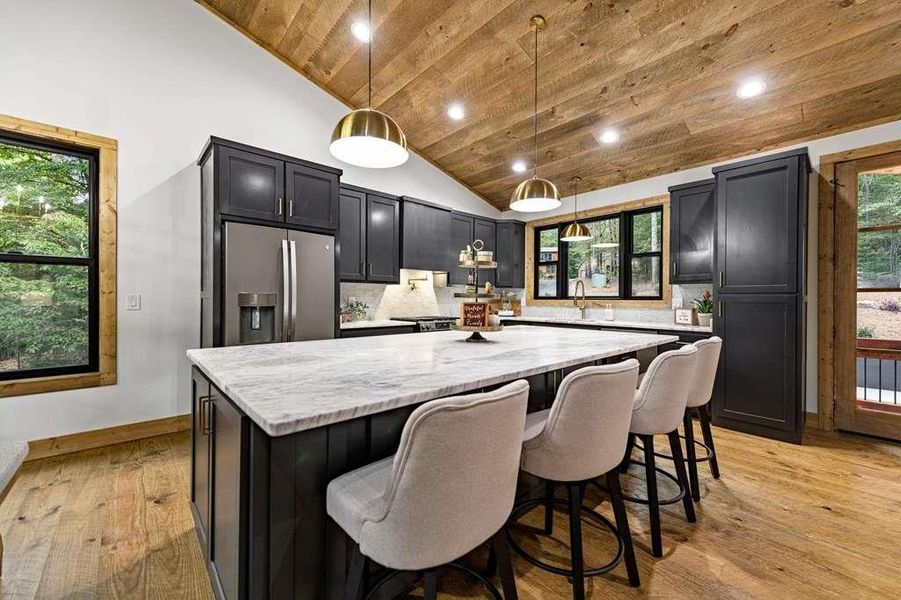 Furnished interior view inside a new home in , McCaysville (Image 33).