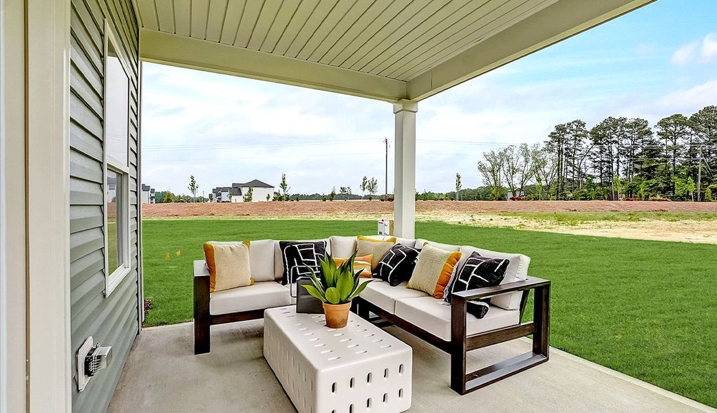 Covered Back Patio