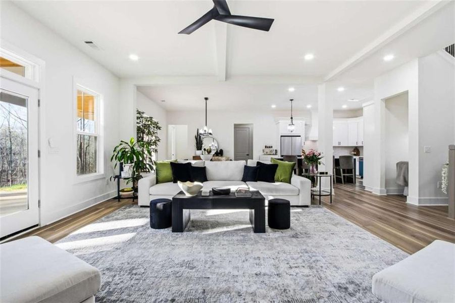 Furnished interior view inside a new home in , Winston (Image 45).