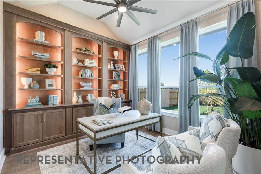 Furnished interior view inside a new home in Furst Ranch, Flower Mound (Image 10).