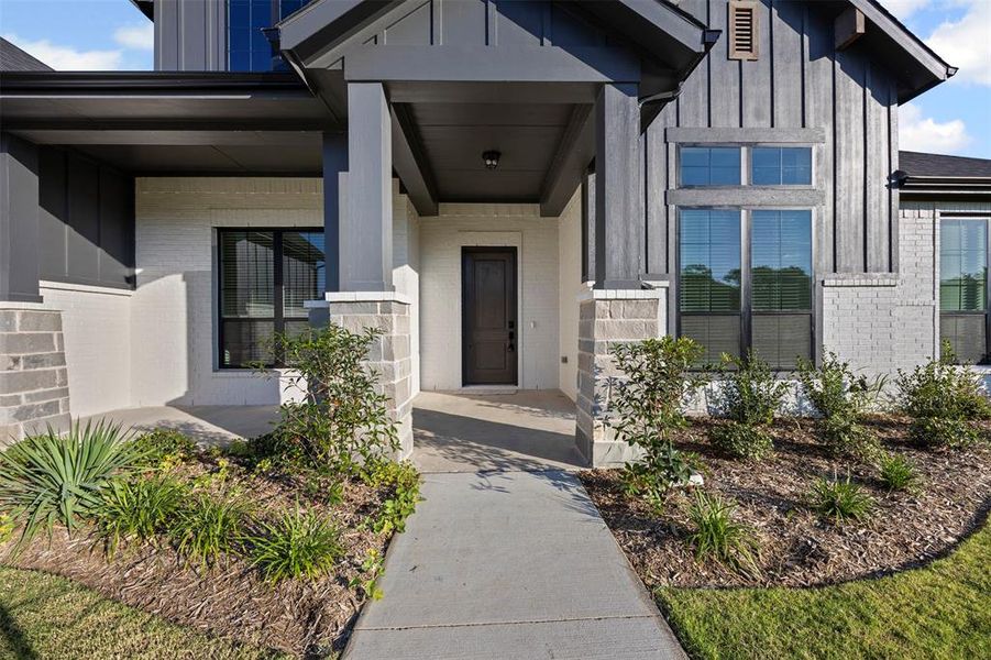 Exterior details and patio area of a home in Tuscan Estates (1 Acre Lots), Waxahachie (Image 18). Exterior details and patio area of a home in Tuscan Estates (1 Acre Lots), Waxahachie (Image 18).