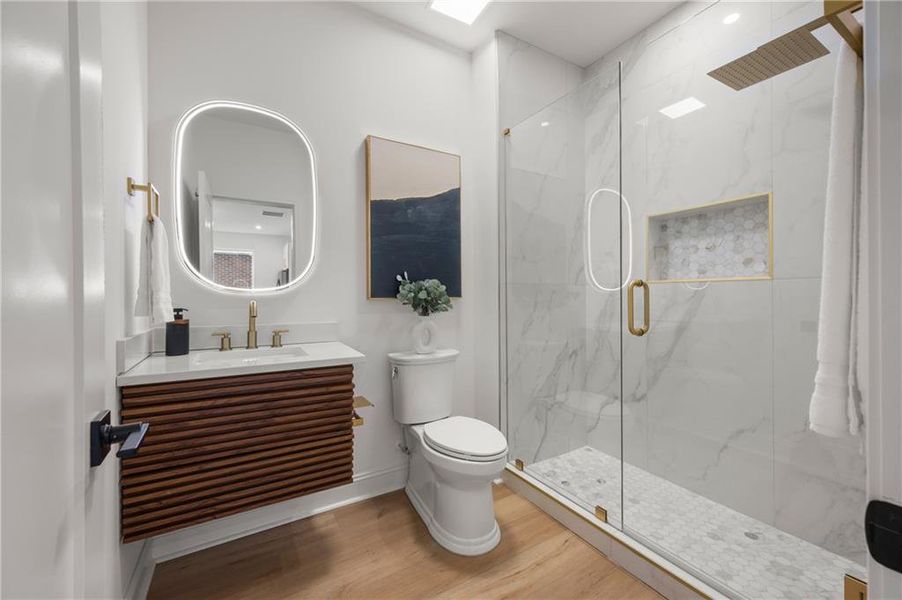 Furnished interior view inside a new home in , Atlanta (Image 56). Furnished interior view inside a new home in , Atlanta (Image 56).