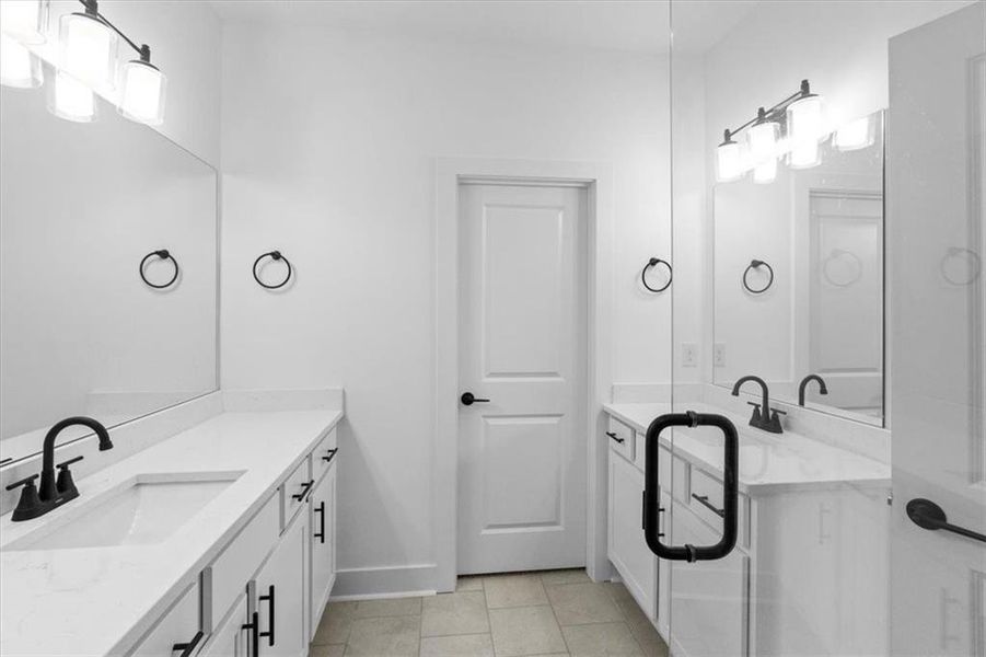 Furnished interior view inside a new home in , Monroe (Image 12).