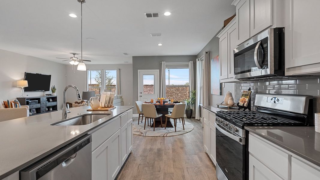 Furnished interior view inside a new home in Morningstar, Aledo (Image 13).