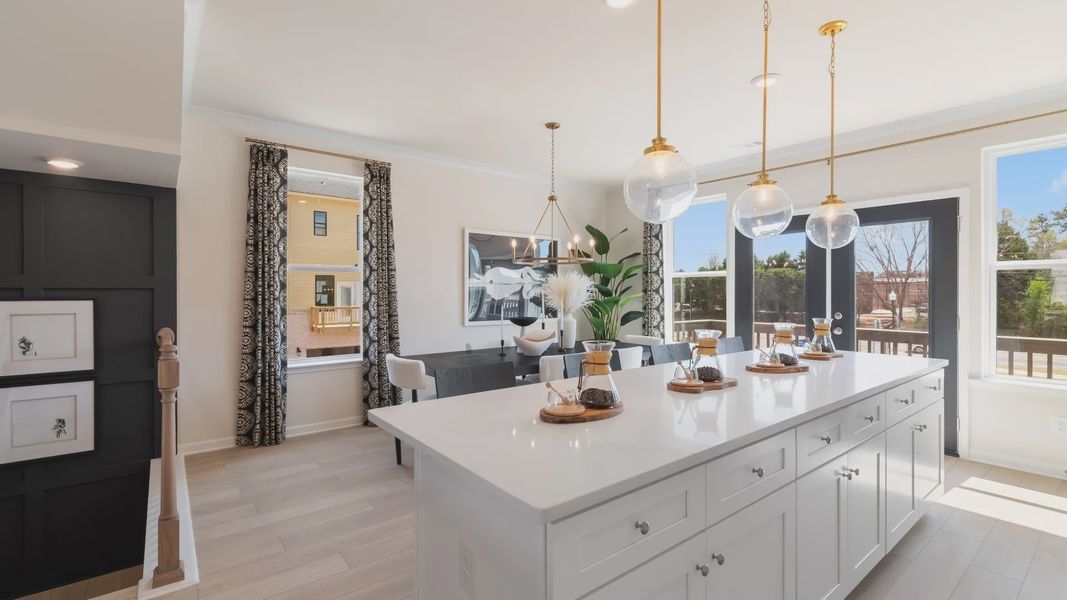 Furnished interior view inside a new home in Silverock, McDonough (Image 14).