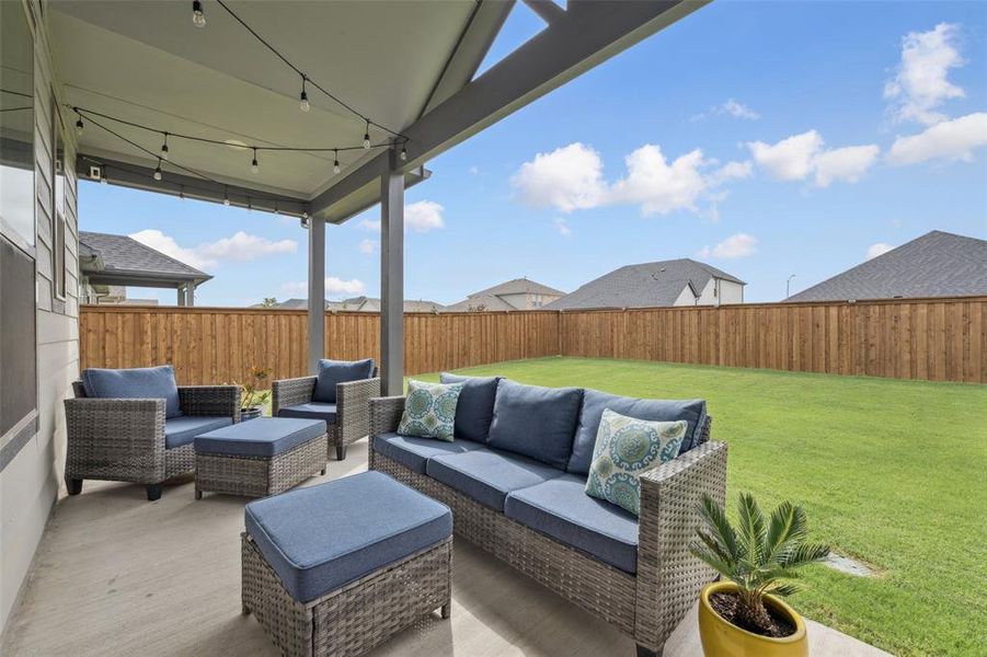 Exterior details and patio area of a home in , Fort Worth (Image 4).