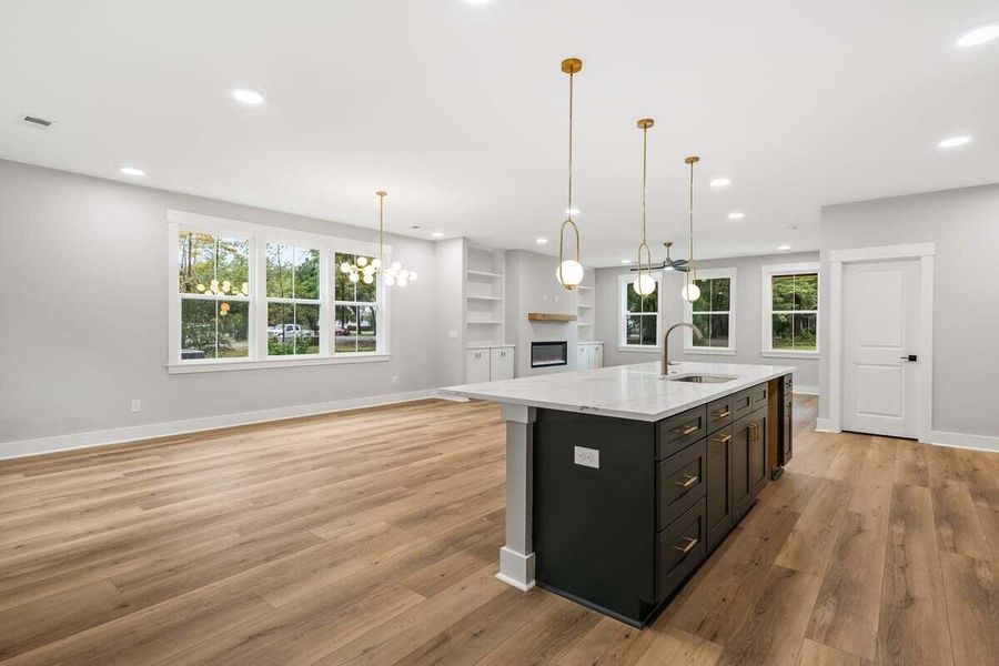 Furnished interior view inside a new home in , Ravenel (Image 9).