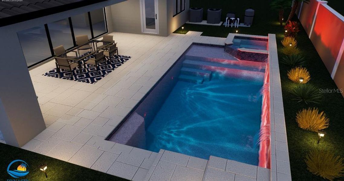 Furnished interior view inside a new home in Mirada, San Antonio (Image 30).