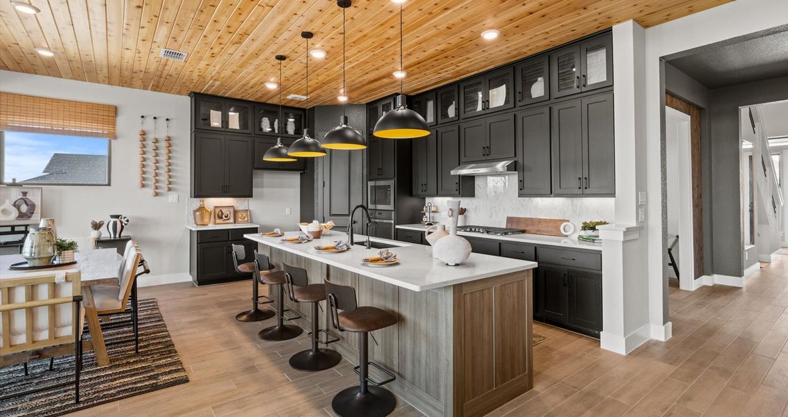 Furnished interior view inside a new home in Sweetwater, Austin (Image 7).