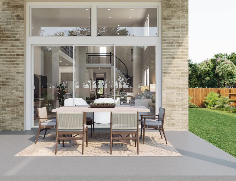 Representative exterior details of a home built from the Whimbrel by Tri Pointe Homes in Oakhill Reserve, Tomball (Image 3).