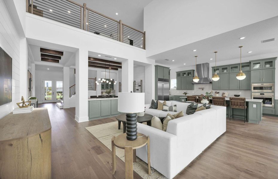 Furnished interior view inside a new home in Marigold, Davie (Image 14).