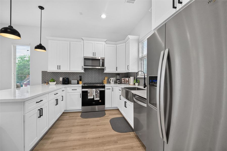 Furnished interior view inside a new home in , Houston (Image 12).