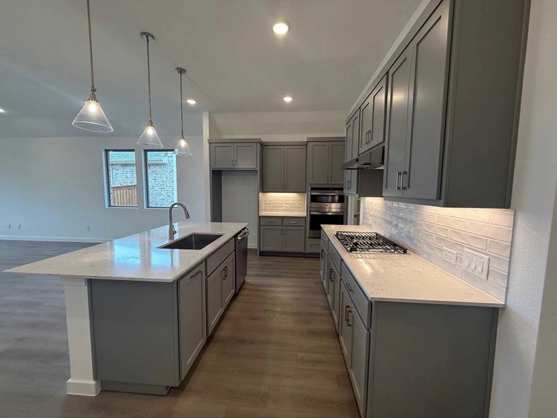 Kitchen Construction Progress featuring the Milan Collection