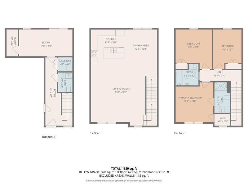 2D floor plan layout of this home in , Charlotte, NC (Image 22).