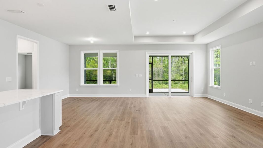 Spacious, unfurnished interior of a new home in Midpoint at New Riverside, Bluffton (Image 24).