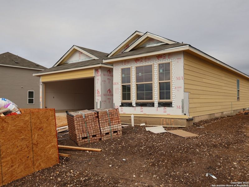 In-progress construction of a new home in Meadows at Clear Springs, New Braunfels, TX (Image 22). In-progress construction of a new home in Meadows at Clear Springs, New Braunfels, TX (Image 22).