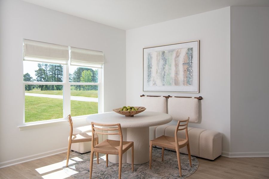 Representative furnished interior of a home built from the Murphy by Ashton Woods in Preserve at The Point, Rolesville (Image 7).