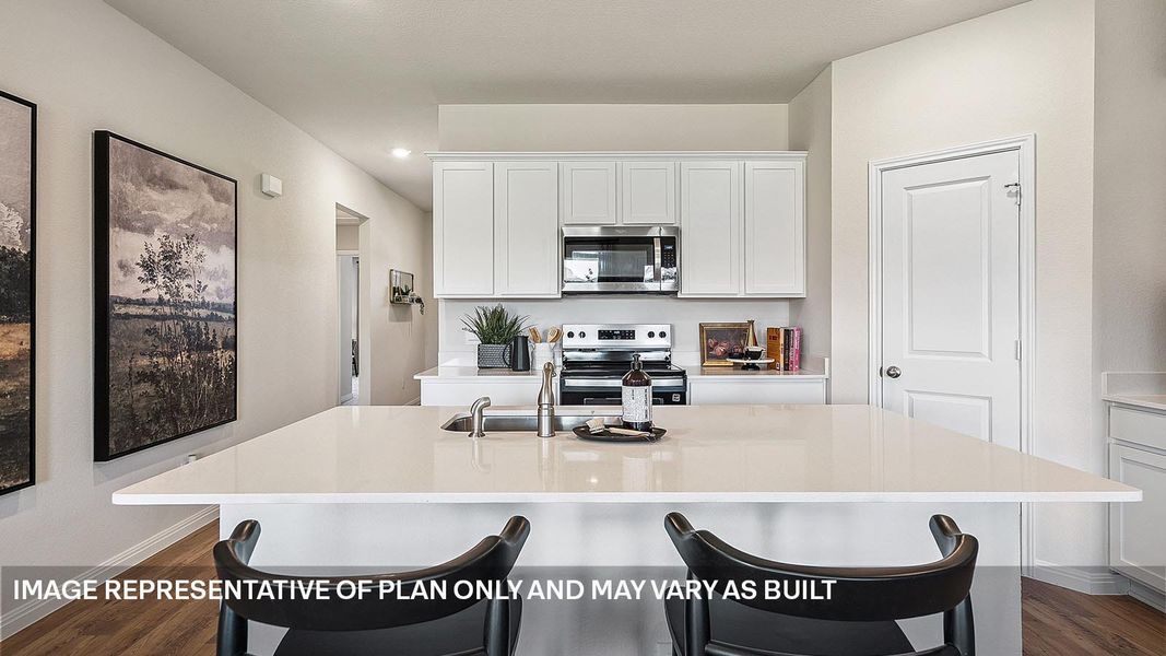 Furnished interior view inside a new home in Thunder Rock, Marble Falls (Image 7).