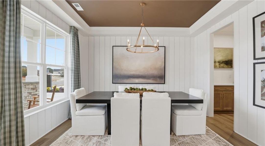 Furnished interior view inside a new home in , Dawsonville (Image 5).