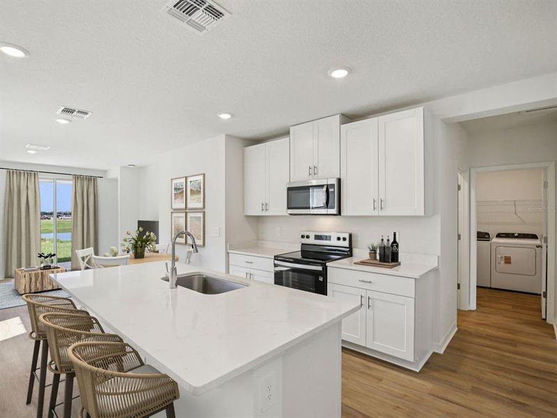 Furnished interior view inside a new home in , Brooksville (Image 7).