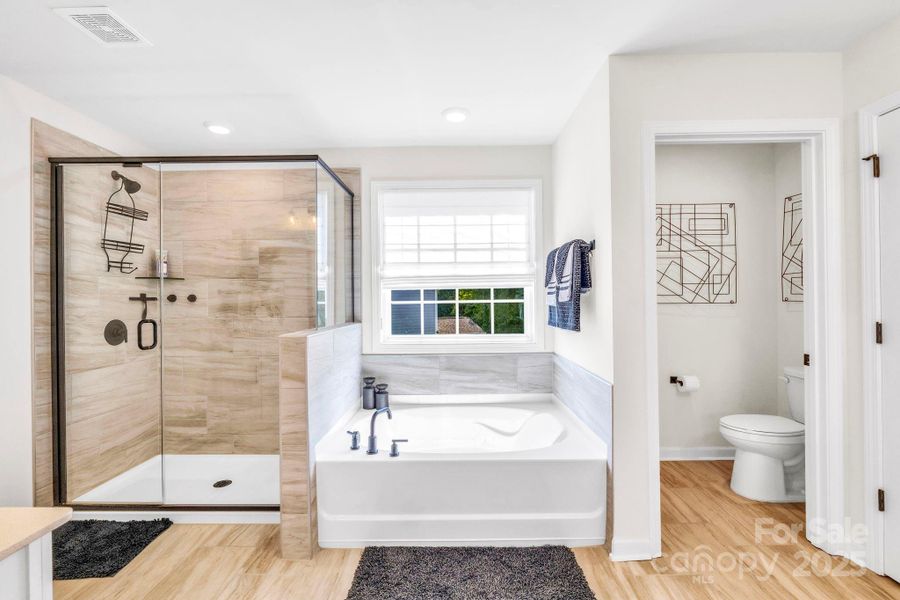 Owners spa inspired bathroom