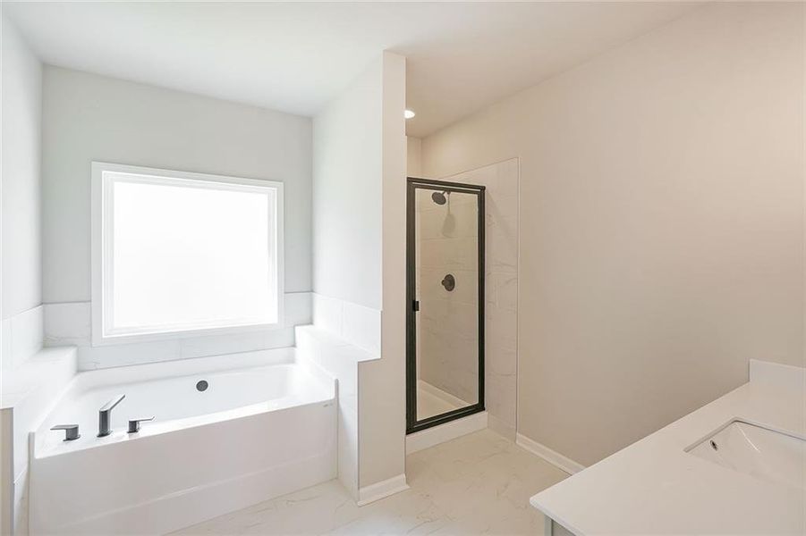 Furnished interior view inside a new home in , Dawsonville (Image 4).