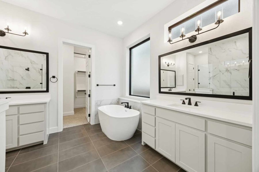 Furnished interior view inside a new home in The Grove Frisco, Frisco (Image 9).