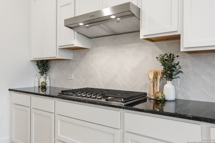 Close-up of interior finishes inside a home in Kinder Ranch - 70', San Antonio (Image 21).