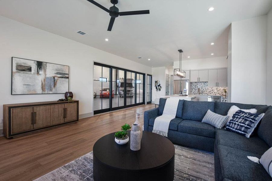 Furnished interior view inside a new home in , Austin (Image 4).
