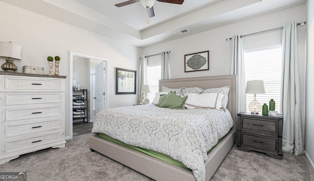 Furnished interior view inside a new home in The Cottages of Silvertown, Thomaston (Image 22).