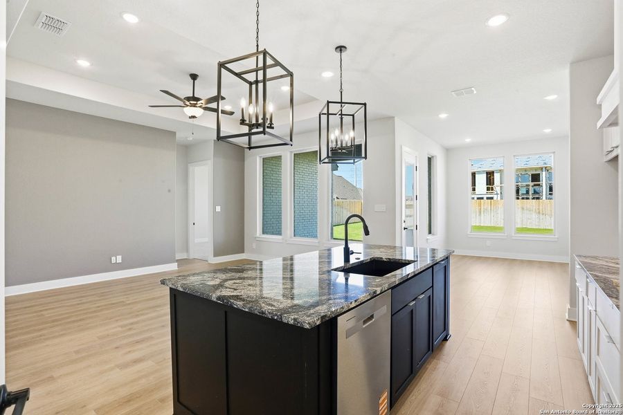 Furnished interior view inside a new home in Haby Hill 50s, San Antonio (Image 10). Furnished interior view inside a new home in Haby Hill 50s, San Antonio (Image 10).