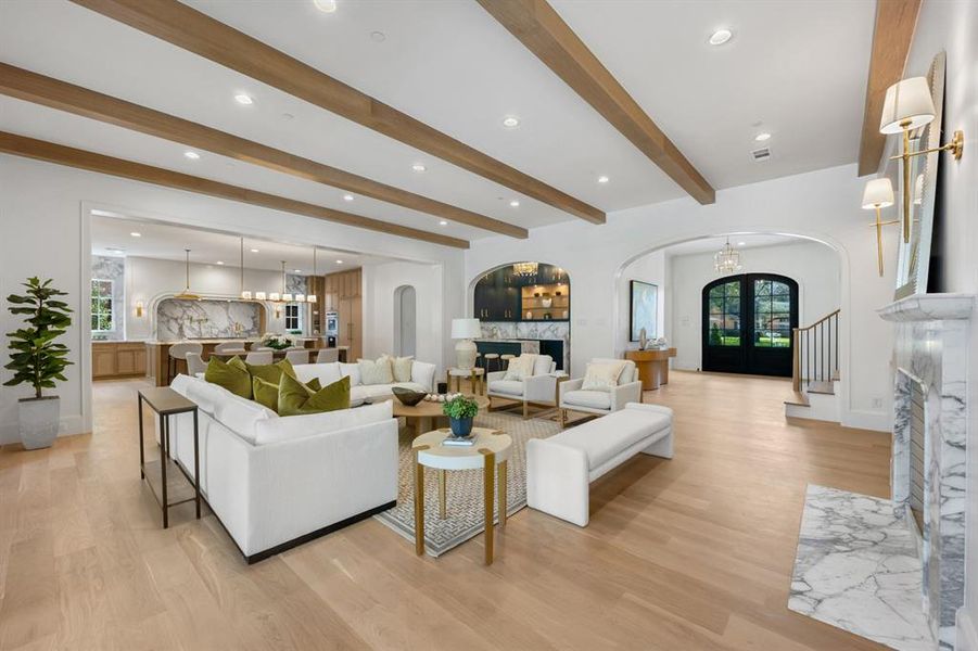 Furnished interior view inside a new home in , Dallas (Image 18). Furnished interior view inside a new home in , Dallas (Image 18).