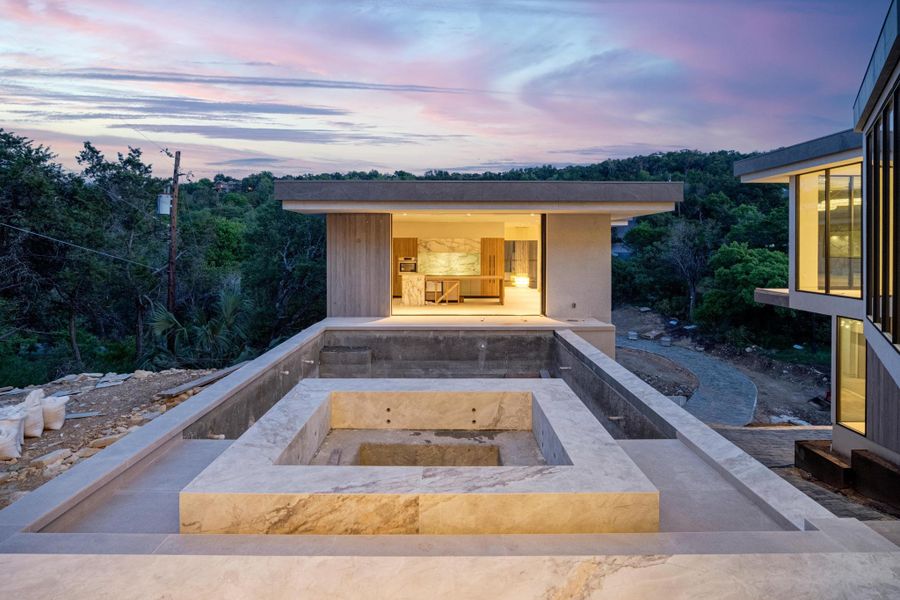 Exterior details and patio area of a home in , West Lake Hills (Image 3).