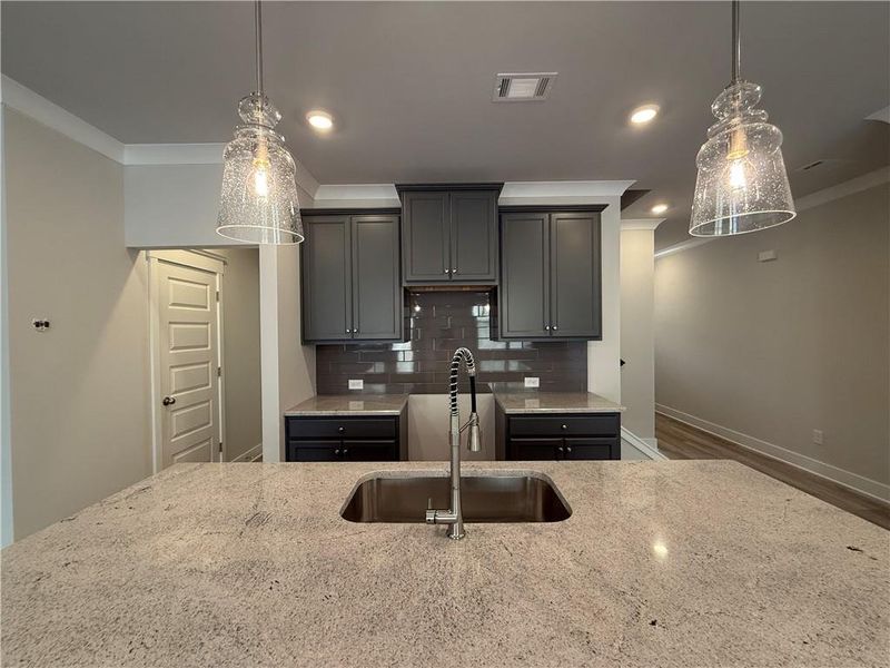 Furnished interior view inside a new home in The Towns at Auburn Station West, Auburn (Image 6).