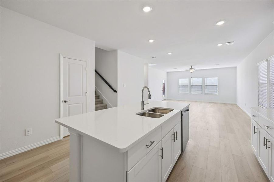 Furnished interior view inside a new home in Lakehaven - Signature Series, Farmersville (Image 10).