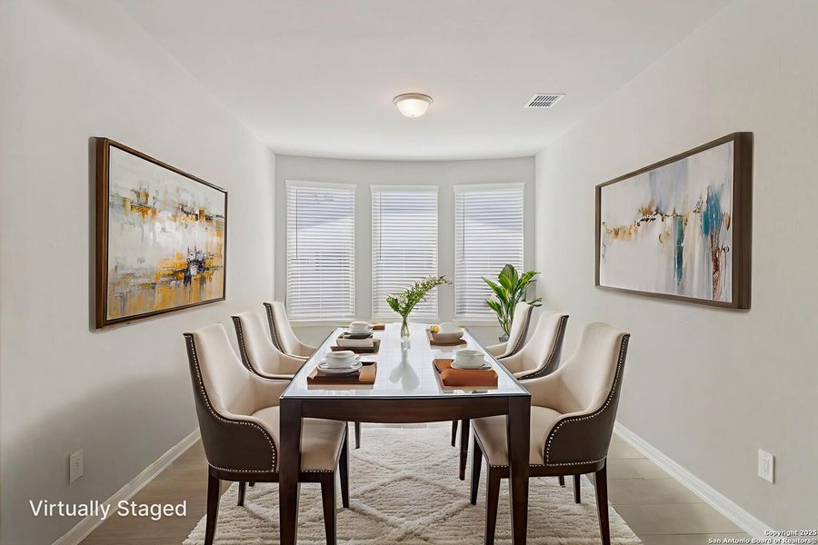 Furnished interior view inside a new home in Royal Crest, San Antonio (Image 14). Furnished interior view inside a new home in Royal Crest, San Antonio (Image 14).