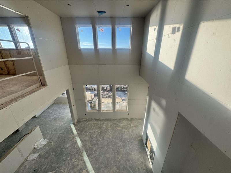 Progress Photo - Foyer Overlook